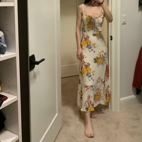 Reformation Nikita Dress Bouquet - Picture 1 of 9